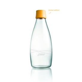 Retap Bottle 800 ml - glas recycled - schroefdop