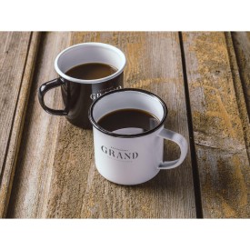 Retro mok 350ml - metaal - gekleurd
