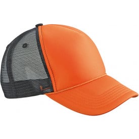 Retro Mesh Cap-Oranje/zwart