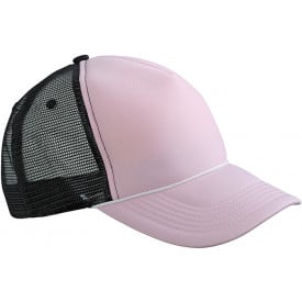 Retro Mesh Cap-Roze/zwart