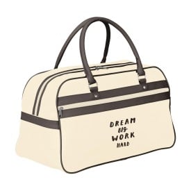 RetroSport sporttas-Bruin/beige