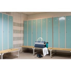 RetroSport sporttas - 21,5L - PVC - stevige handgrepen - beschermnoppen