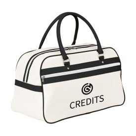 RetroSport sporttas-Wit/zwart