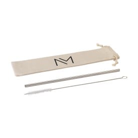 ECO RVS Straw Set metalen rietje