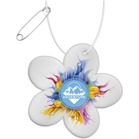 RFX™ H-13 bloemvormige lichtgewicht reflecterende PVC hanger-Wit