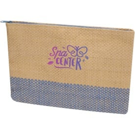 Rhythm stro-papieren etui met ritssluiting 3L-Oceaanblauw