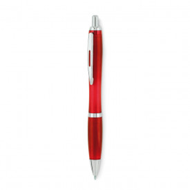 Rio rpet rPET balpen-Transparant rood