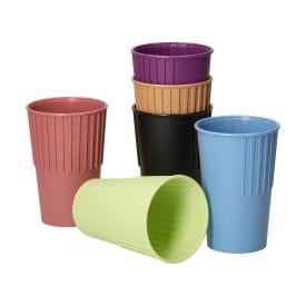 Ripple beker to go 300ml - plastic - stapelbaar