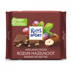 Rittersport in blik-Rozijn hazelnoot