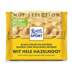 Rittersport in blik-Witte hele hazelnoot