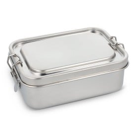 Roestvrij stalen lunchbox-Zilver