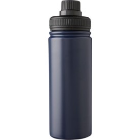 Roestvrijstalen dubbelwandige 500 ml drinkfles Chad-Blauw