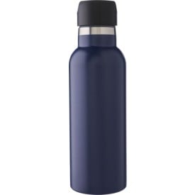 Roestvrijstalen dubbelwandige drinkfles 500 ml Elaine-Blauw