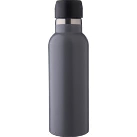 Roestvrijstalen dubbelwandige drinkfles 500 ml Elaine-Grijs