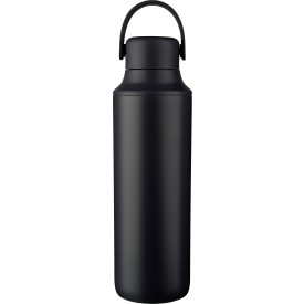 Roestvrijstalen dubbelwandige drinkfles (500 ml) Omari-Zwart