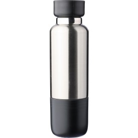 Roestvrijstalen dubbelwandige drinkfles (500 ml) Zev-Zwart