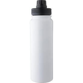 Roestvrijstalen dubbelwandige fles (800 ml) Zinnia-Wit