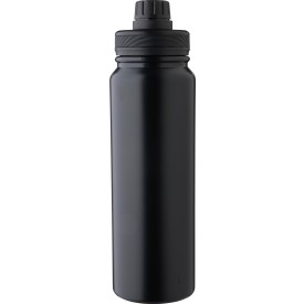 Roestvrijstalen dubbelwandige fles (800 ml) Zinnia-Zwart