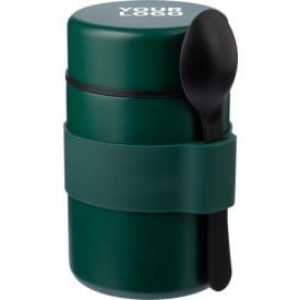 Niko lunchpot 460ml - RVS - dubbelwandig - inclusief lepel