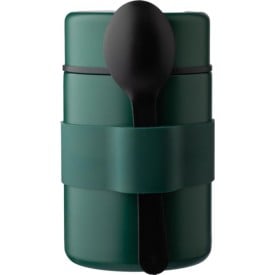 Niko lunchpot 460ml - RVS - dubbelwandig - inclusief lepel