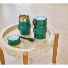 Niko lunchpot 460ml - RVS - dubbelwandig - inclusief lepel