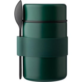 Niko lunchpot 460ml - RVS - dubbelwandig - inclusief lepel