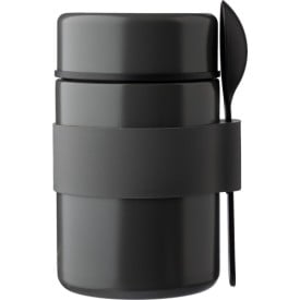 Niko lunchpot 460ml - RVS - dubbelwandig - inclusief lepel