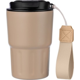 Roestvrijstalen dubbelwandige mok Louisa-Beige
