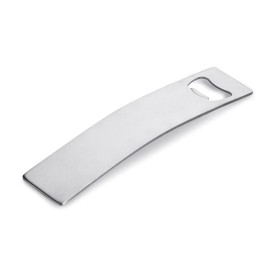Barry flesopener - RVS - 16.5x3.6 cm - mat zilver