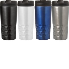 Lorraine thermosmok 300 ml - RVS - zwarte deksel