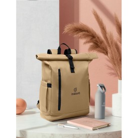 Rolltop laptop rugzak 600D-Kaki