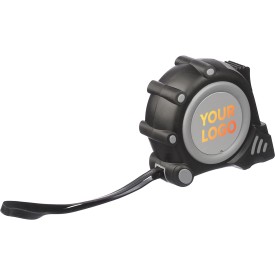 Rolmaat - 5 m - ABS - riemclip - polskoord