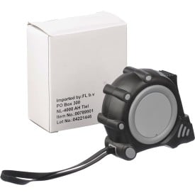 Rolmaat - 5 m - ABS - riemclip - polskoord
