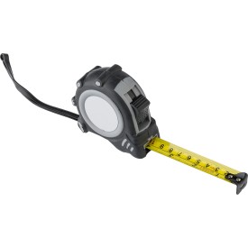 Rolmaat - 5 m - ABS - riemclip - polskoord