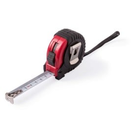 Grade rolmaat - 3 m - kunststof - vergrendelingsmachine - riemclip