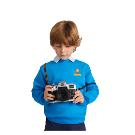 Roly Classic trui - kinderen - katoen / polyester - 280 g/m2 - tailleband