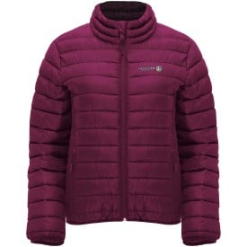 Roly Finland jack - dames - polyester - 290 g/m2 - geïsoleerd - inclusief opbergtas-Pruimrood