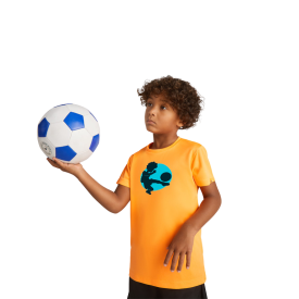 Roly Imola sportshirt - kinderen - gerecycled polyester - 135 g/m2