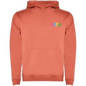 Roly Urban hoodie - kinderen - katoen / polyester - 280 g/m2 - tweekleurig-Koraal
