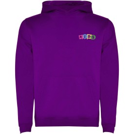 Roly Urban hoodie - kinderen - katoen / polyester - 280 g/m2 - tweekleurig-Paars