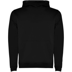 Roly Urban hoodie - kinderen - katoen / polyester - 280 g/m2 - tweekleurig-Zwart