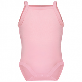 Romper met spaghettibandjes-Baby roze