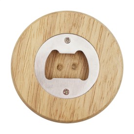 Ronde flesopener - hout