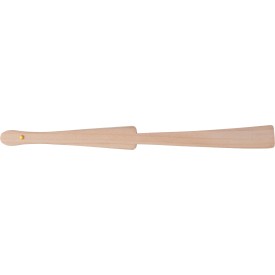 Rosanne handwaaier - rPET - 40 x 23 cm - houten handvat