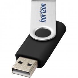 Rotate USB stick - kunststof en aluminium - 16 tot 64GB - sleutelhangeroptie