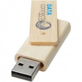 Rotate USB 2.0 stick - bamboe - 4GB