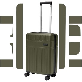 Rover handbagage koffer - 55 x 35 x 22 cm - TSA slot - 360 graden spinner-Bosgroen
