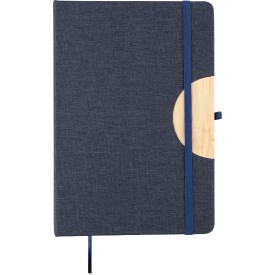rPET (300D) notitieboek A5 Ernst-Blauw