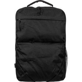 rPET (300D) polyester Ocean Bound Rugzak Tova-Zwart