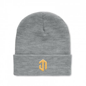 Polo gebreide beanie - rPET polyester - met omslag